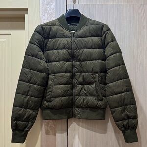 Garage Women’s Olive Green Bomber Jacket